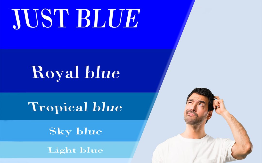 azzurro in inglese: traduzione di light blue vs blue